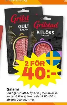Stora Coop Salami erbjuda