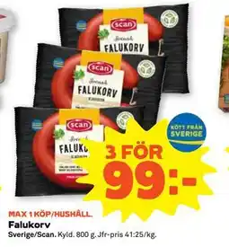 Stora Coop Falukorv erbjuda
