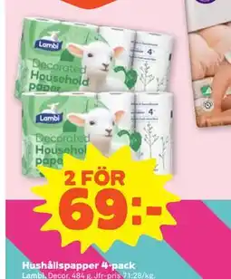 Stora Coop Hushållspapper 4-pack erbjuda