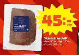 Stora Coop Skivad rostbiff erbjuda