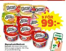 Stora Coop Mannafrutti/Risifrutti erbjuda