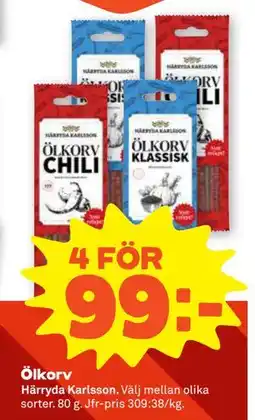 Stora Coop Ölkorv erbjuda
