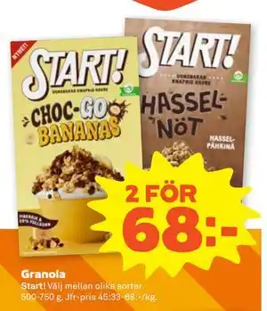 Stora Coop Granola erbjuda