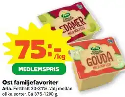 Stora Coop Ost familjefavoriter, Medlemspris erbjuda