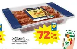 Stora Coop Kycklingspett erbjuda