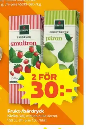 Stora Coop Frukt-/bärdryck erbjuda