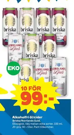 Stora Coop Alkoholfri öl/cider erbjuda
