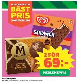 Coop Glass flerpack, Medlemspris erbjuda