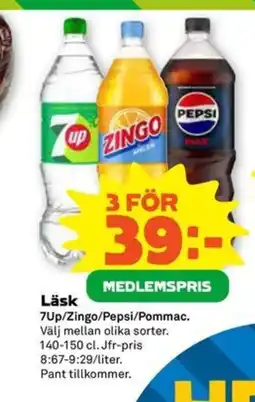 Stora Coop Läsk erbjuda