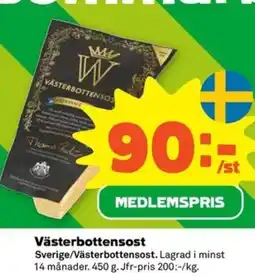 Stora Coop Västerbottensost erbjuda