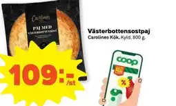 Stora Coop Västerbottensostpaj Carolines Kök. Kyld. erbjuda