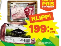 Stora Coop Färsk entrecôte/biff erbjuda