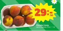 Stora Coop Persika i korg erbjuda