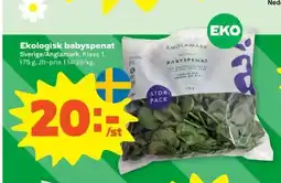 Stora Coop Ekologisk babyspenat erbjuda
