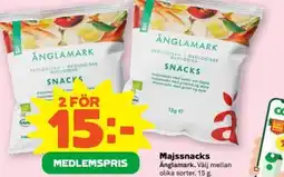 Stora Coop Majssnacks Änglamark. erbjuda
