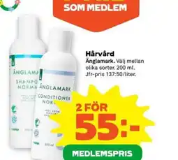 Stora Coop Hårvård änglamark. . erbjuda