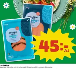 Coop Extra Lax i skivor erbjuda