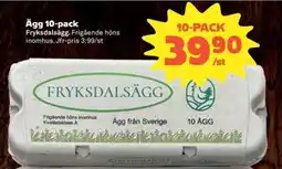 Coop Extra Fryksdalsägg Ägg 10-pack erbjuda