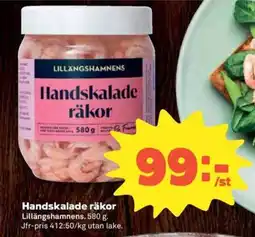 Coop Extra Lillängshamnens Handskalade räkor erbjuda