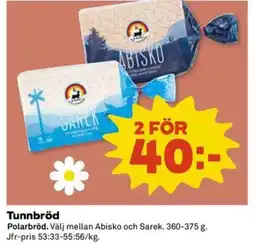 Coop Extra Polarbröd Tunnbröd erbjuda