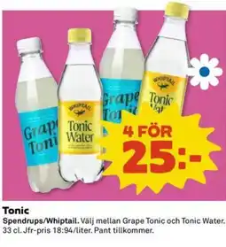 Coop Extra Spendrups/Whiptail Tonic erbjuda