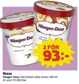 Coop Extra Häagen-Dazs Glass erbjuda