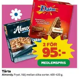 Coop Extra Almondy Tårta erbjuda