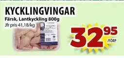 Matvärlden Tensta Lantkyckling Kycklingvingar erbjuda