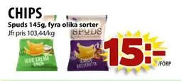 Matvärlden Tensta Spuds Chips erbjuda