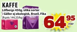 Matvärlden Tensta Löfbergs Kaffe erbjuda