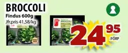 Matvärlden Tensta Findus Broccoli erbjuda