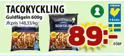 Matvärlden Tensta Guldfågeln Tacokyckling erbjuda
