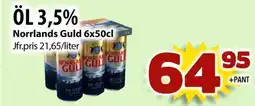 Matvärlden Tensta Norrlands Guld Öl 3.5% erbjuda