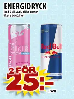 Matvärlden Tensta Red Bull Energidryck erbjuda