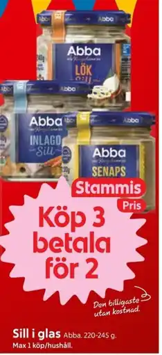 ICA Nära Abba Sill i glas erbjuda