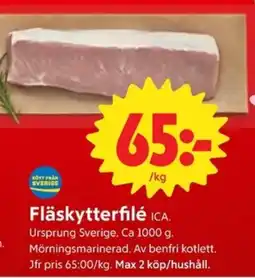 ICA Nära Fläskytterfilé erbjuda
