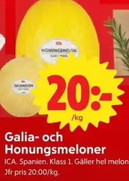 ICA Nära ICA Galia- och Honungsmeloner erbjuda