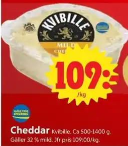 ICA Nära Kvibille Cheddar erbjuda