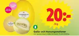 ICA Nära ICA Galia- och Honungsmeloner erbjuda