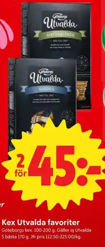 ICA Nära Göteborgs Kex Utvalda favoriter erbjuda