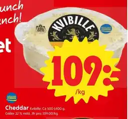 ICA Nära Kvibille Cheddar erbjuda