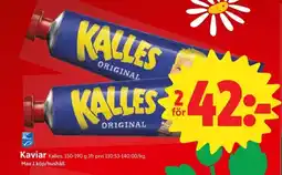 ICA Nära KALLES Kaviar erbjuda