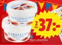 ICA Nära ICA Marina sallader/röror erbjuda