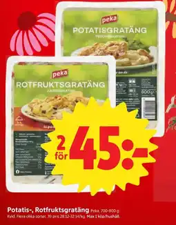 ICA Nära Peka Potatis-, Rotfruktsgratäng erbjuda