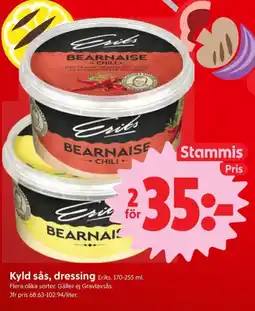 ICA Nära Eriks Kyld sås, dressing erbjuda