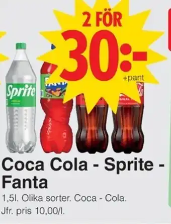 Coca Cola - Sprite - Fanta