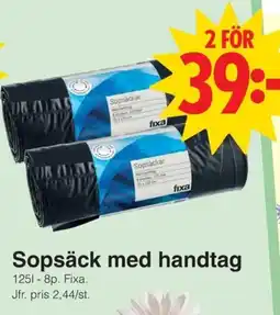 Matöppet Fixa Sopsäck med handtag erbjuda