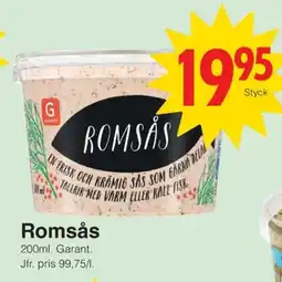 Matöppet Garant Romsås erbjuda