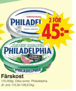 Matöppet Philadelphia Färskost erbjuda