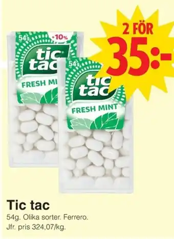 Tic tac